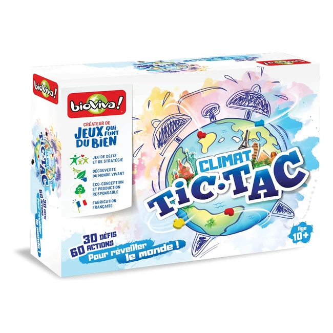 Jeu coopératif Bioviva Climat TicTac - Sauvez la planète !