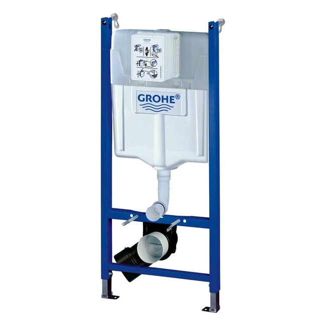 Grohe Modulo per WC 38971000 - Telaio in Acciaio Zincato - Installazione a Paret