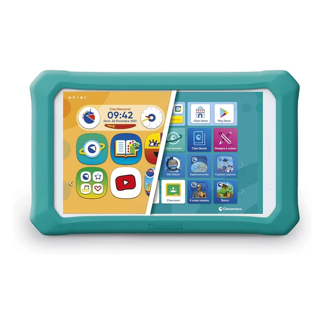 Tablet Clementoni Clempad Evolution per Bambini 3-12 Anni - 8 IPS HD Screen - 