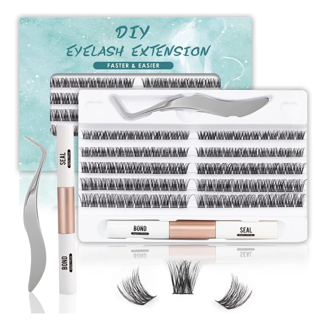 Sisilily Lash Extension Kit - Lightweight, Long-Lasting, and Easy to Apply