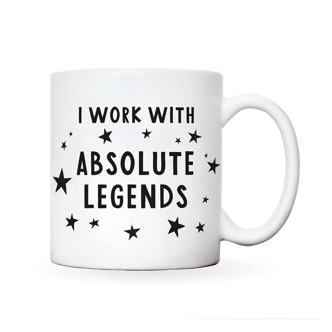 Funny Work Gifts - Manta Makes Absolute Legends Mug (#123456) 