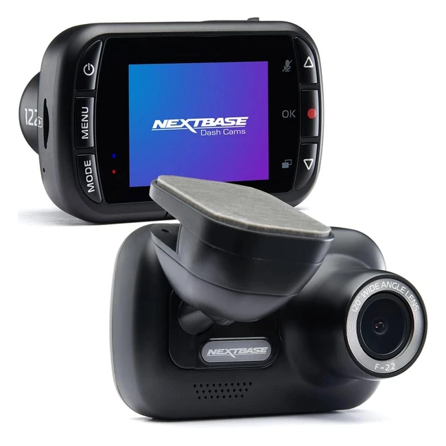 Nextbase 122 Dash Cam - Full 720p HD Recording - Intelligent Parking Mode - G-Sensor