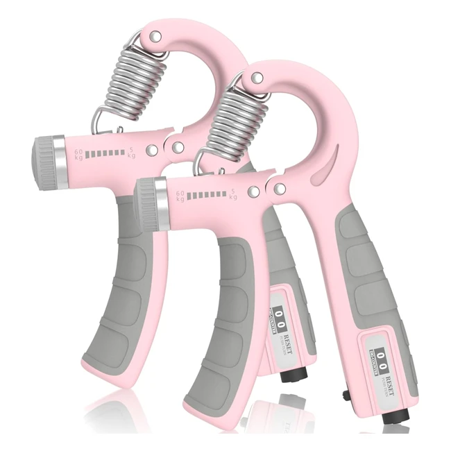 Poignée de musculation UVKK - Résistance réglable - Entraîneur de poignée avec compteur - Haute qualité et durable