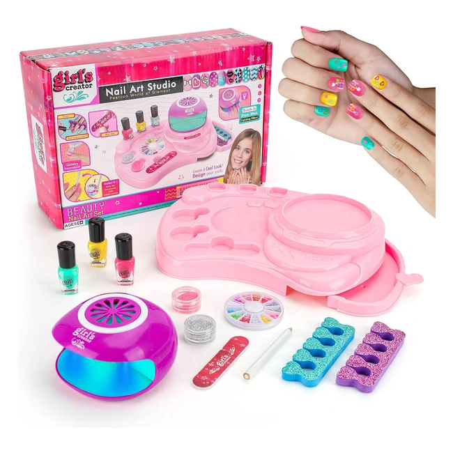 Set de Manicura de Uñas para Niñas - Little Guy - Ref. 681012 - Juegos de Estudio de Uñas