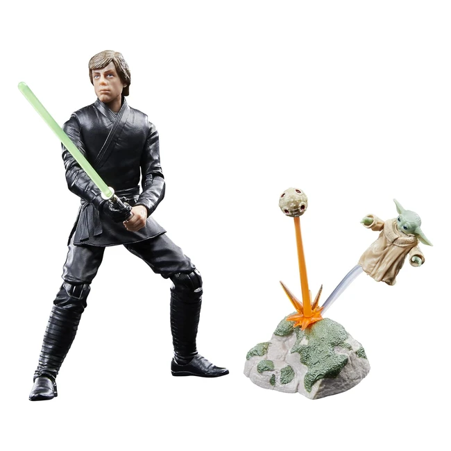 Star Wars The Black Series Luke Skywalker Grogu 6inch Action Figur