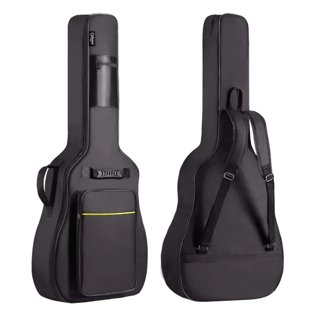 Cahaya Acoustic Guitar Bag - Water Resistant Case for 41-42 Inch Guitars