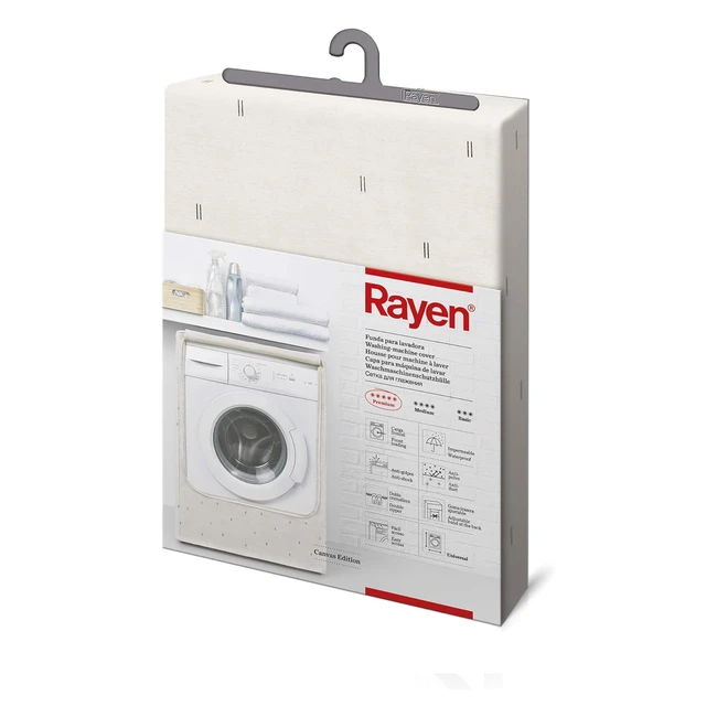 Copertura in Tessuto per Lavatrice o Asciugatrice - Rayen 84x60x60 cm