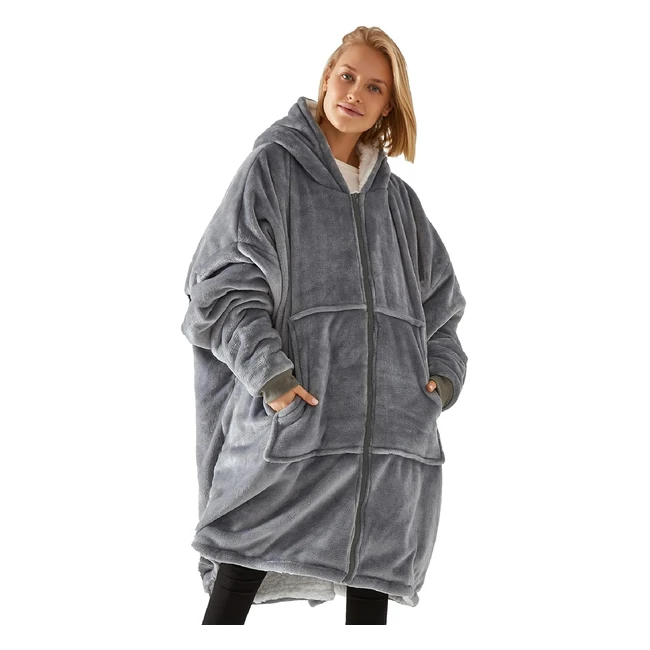 Ritosta Manta Sudadera con Capucha Unisex - Jersey Hombre y Mujer - Suter de Invierno