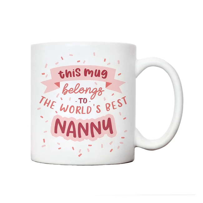 Nanny Mug Gifts - Special Birthday Present for Big Sisters - Christmas Xmas Gift - Sentimental Long Distance Mugs UK