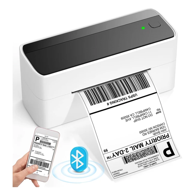 Imprimante d'étiquettes Bluetooth Phomemo 4x6 - Impression thermique DHL - Compatible eBay Amazon Etsy UPS Shopify