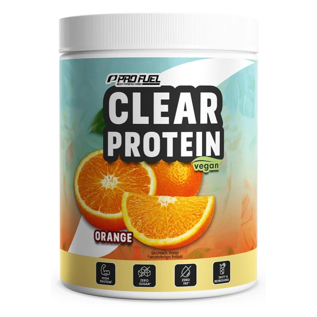 Clear Protein Vegan 360g Orange - Erfrischender Proteindrink - 56% Protein