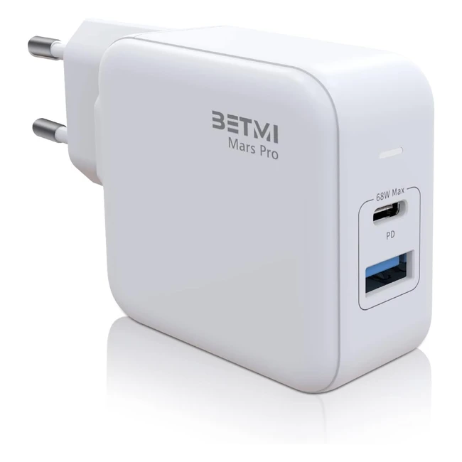 Caricabatterie USB C Betmi 68W - Caricabatteria da parete compatto e veloce
