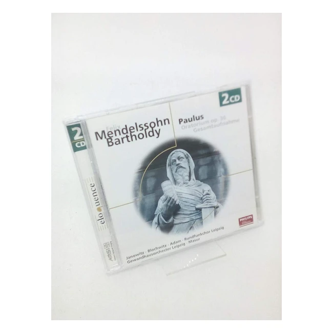 Oratorio Paulus Op 36 - Mendelssohn Bartholdy - CD Vinyle MP3