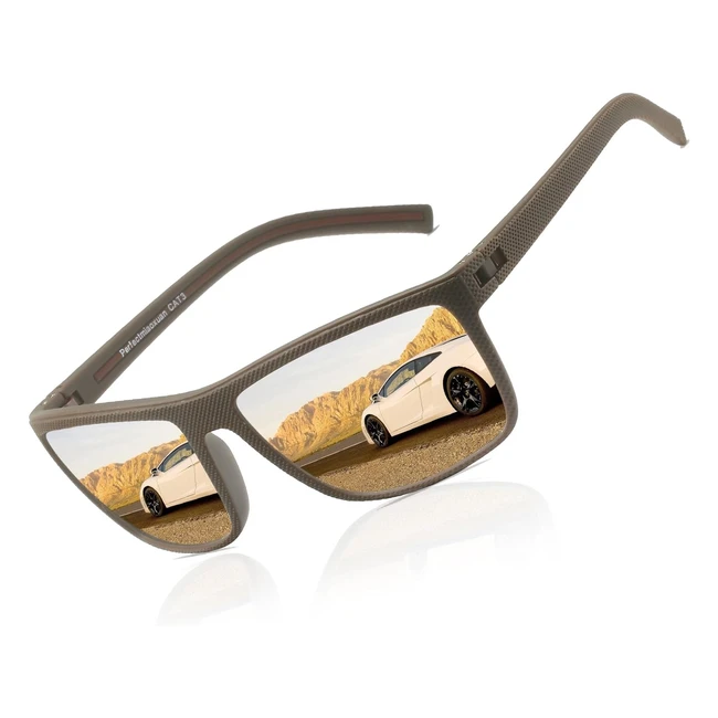 Gafas de Sol Piloto Polarizadas Hombre y Mujer - Verano Vacaciones - Protección UV - Cuadrado - Perfectmiaoxuan