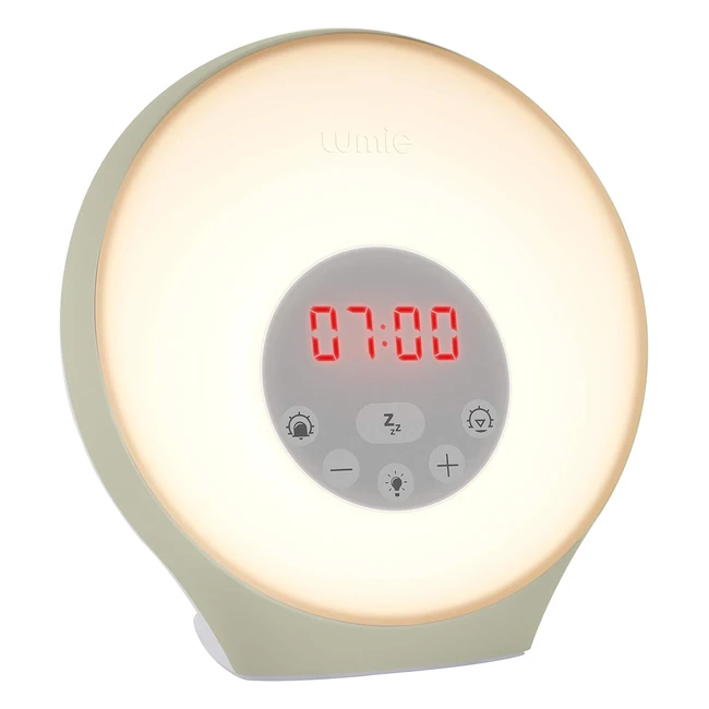 Despertador Lumie Sunrise Alarm con Simulación de Amanecer y Anochecer - Luz, Sonidos, Colores