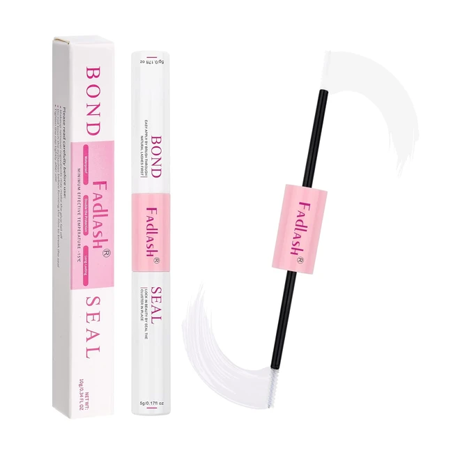 Pegamento de pestañas Fadlash Cluster 4872H - Larga durabilidad - Sellador transparente - 5g