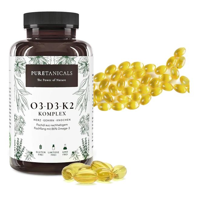Omega 3 Vitamin D3 K2 MK7 Alltrans Mikroverkapselt Premium Essentials O3D3K2 Hoc