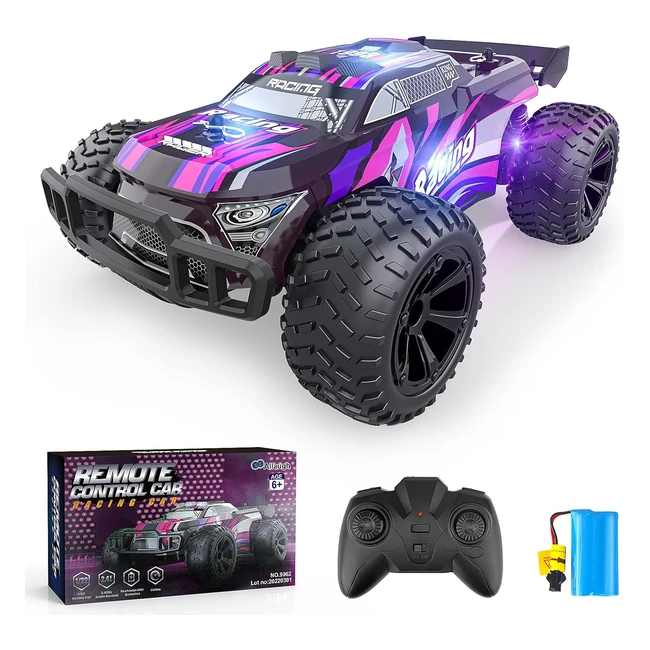 Voiture Télécommande Tout Terrain Rapide RC - Jeu Cadeau Enfants 6-12 ans