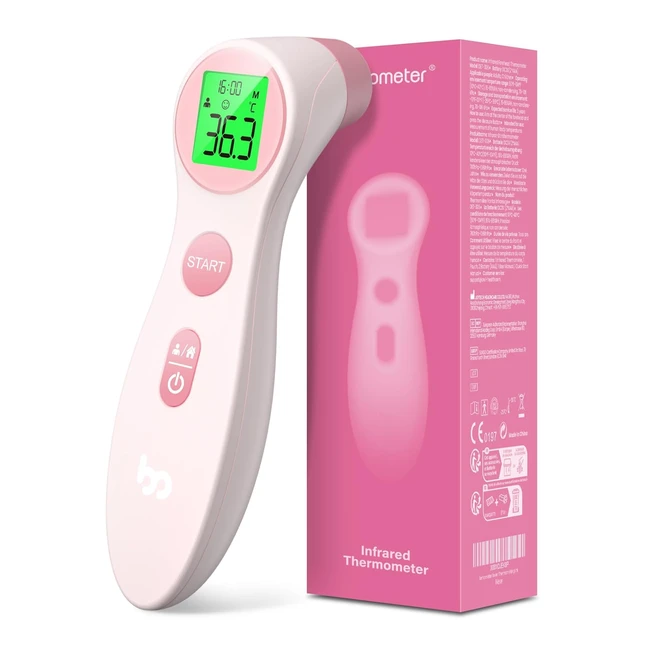 Termómetro Digital Médico sin Contacto - Preciso y Instantáneo - Para Bebés, Niños y Adultos