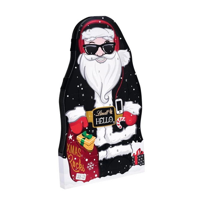 Lindt Schokolade Hello Santa Adventskalender 2023 - 235g - Kstliche Hello berraschungen!