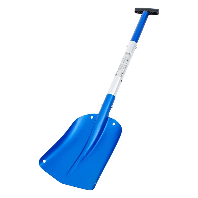 BGS 2139 Aluminiumschaufel mit Steckbarem Schnellverschlussstiel - Strandschaufel, Schneeschaufel