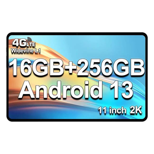 Tablette Gaming Teclast T50 11 pouces - 16Go RAM/256Go ROM - Android 13 - Octacore 2.0GHz - 2K 2000x1200 - 4G LTE/5G WiFi - Batterie 7500mAh