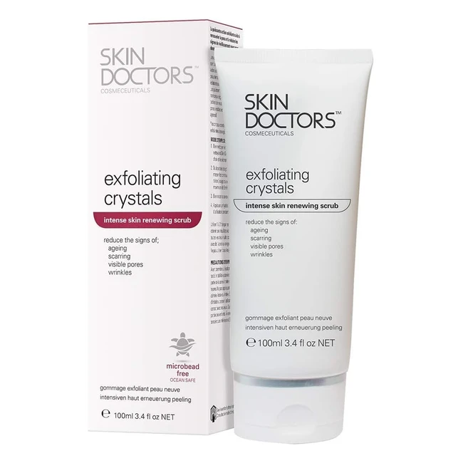 Skin Doctors Exfoliating Crystals - Reduce Aging Scarring - 100ml