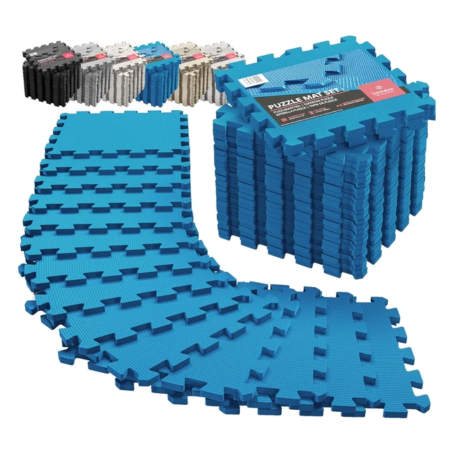 Schutzmatten Bodenschutzmatte Set - Sportmatte, Gymnastikmatte, Puzzlematte, Puzzle, Sportgeräte, Matte, Fitnessmatte, Turnmatte, Unterlegmatte, Bodenmatte, Sport Mat, Trainingsmatte, Gummimatte, Yogamatte, Fitness