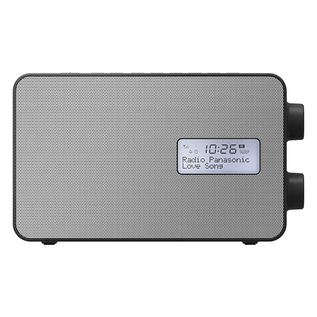 Panasonic RFD30BTEBK Smart Function Radio with USB Smartphone Charging Bluetooth DAB Black