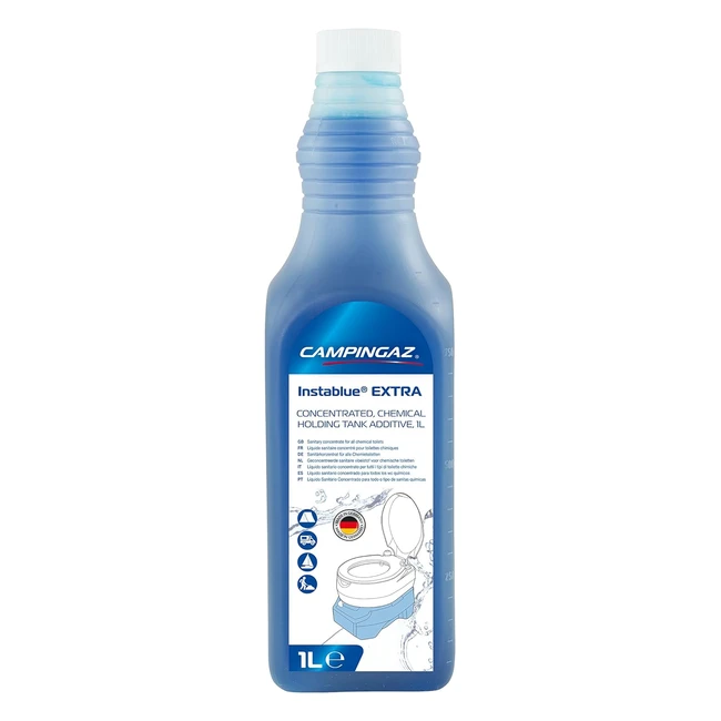 Campingaz Instablue Extra - Líquido de limpieza WC portátil - Blanco 1L
