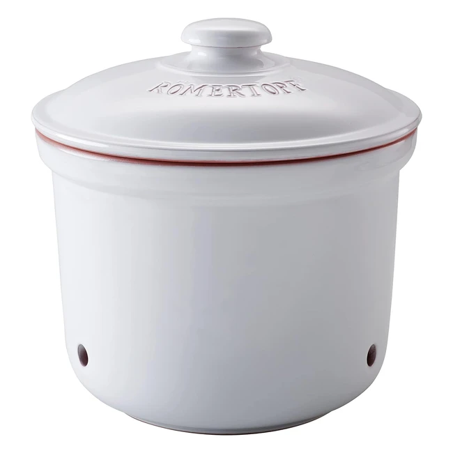 Olla de frescura para patatas Rmertopf, cerámica blanca, 26 cm