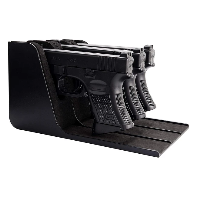 Support de stockage d'armes Boosteady - Rangement pour 3 pistolets - Porte-fusil de chasse - Accessoires d'armes à feu