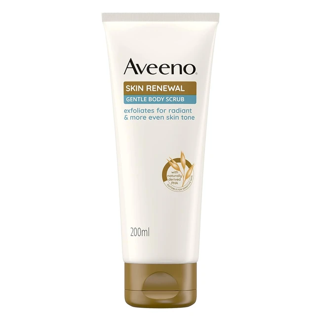 Aveeno Skin Renewal Gentle Body Scrub - Exfoliates Renews Rough Skin - Prebioti