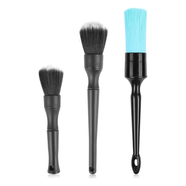 Pinceaux de Nettoyage Voiture - Brosse Détails Automatiques - Référence 3pcs