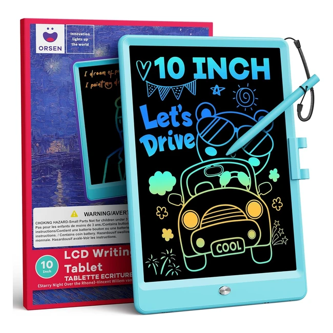 Orsen Kids Toys LCD Writing Tablet 10inch Magnetic Drawing Board - Educational S