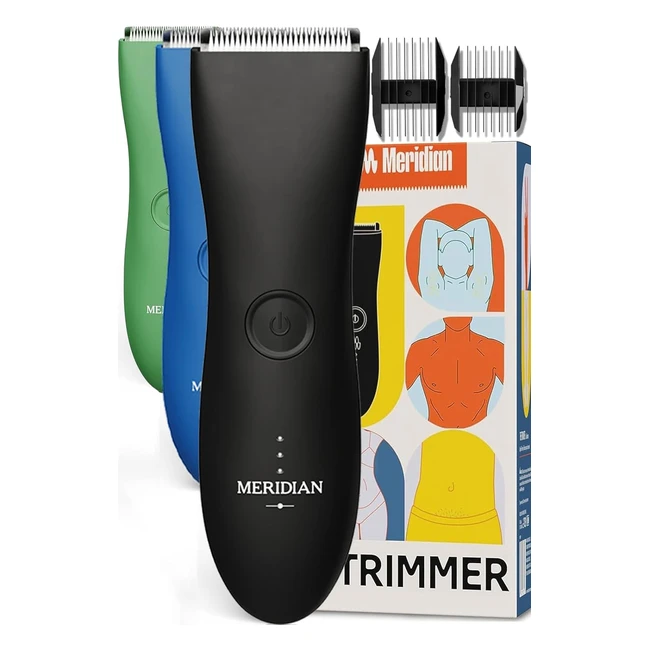 Meridian Manscape Ball Trimmer - Body Hair Grooming Kit for Men - Reference: MT-1234