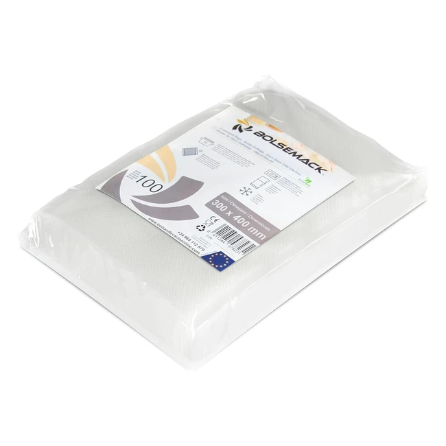 Sac Sous Vide Gaufrés 300x400 30x40 cm - 100 unités - Usage Alimentaire