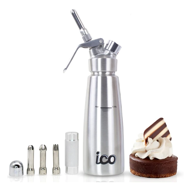 Sifón de cocina profesional en acero inoxidable - 500ml