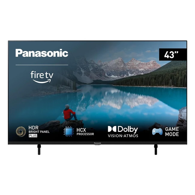 Panasonic TX43MX800B 43 Inch 4K Ultra HD LED Smart TV  HDR  Dolby Atmos  Dolb