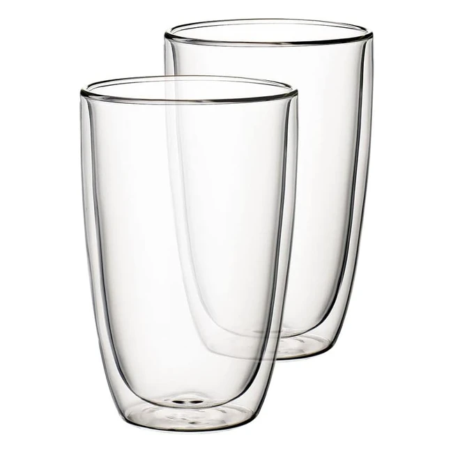 Villeroy & Boch Artesano Bicchieri - Set 2 Pezzi - 450ml - Vetro Borosilicato - Trasparente