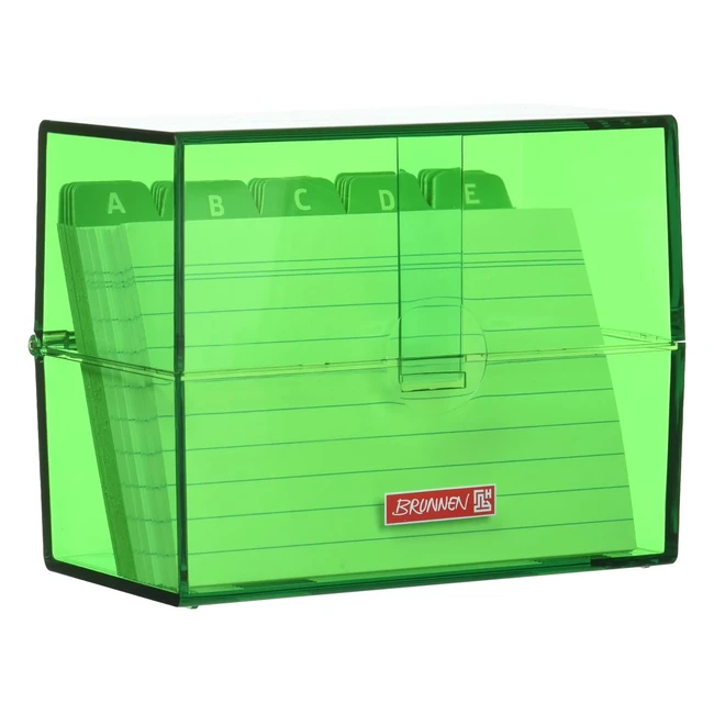 Bote fiches 12x95x65cm pour cartes A7 en polystyrne - Brunnen 1026353583