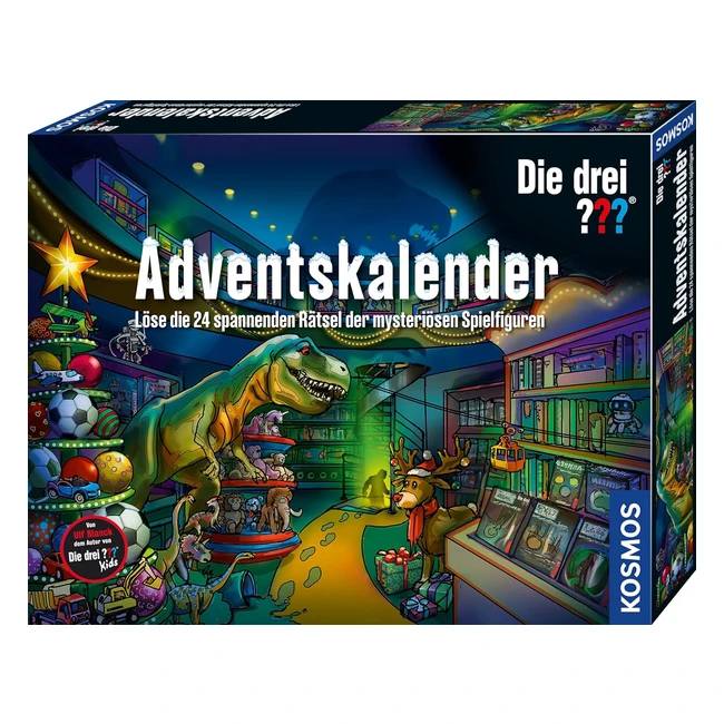 Kosmos Die drei ??? Adventskalender 2020 - Löse 24 spannende Rätsel mit mysteriösen Spielzeugfiguren - Spielzeug Adventskalender für Kinder ab 8 Jahren - Krimigeschichte bis Weihnachten - Deutsche Sprache