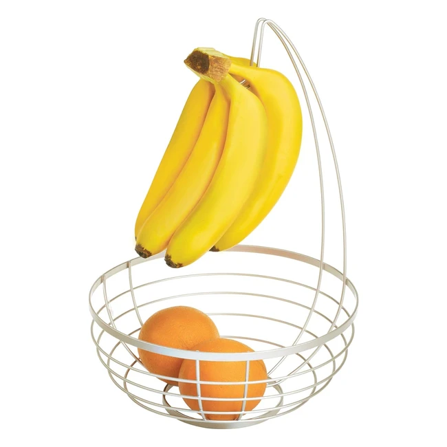 Cestino Portafrutta Austin Design Aperto Metallo Argento Opaco 274x201 cm