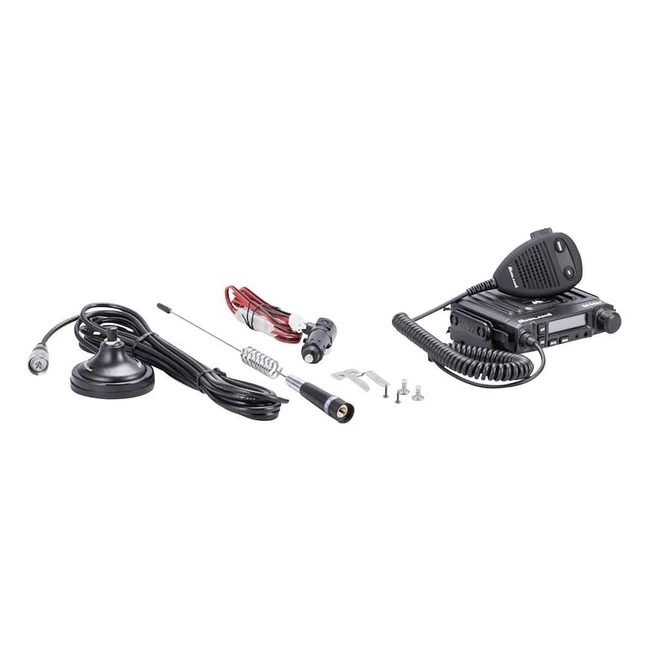 Midland CBGO - Emisora CB Kit Mmini Transceptor y Antena LC29 Multibanda 40 Cana