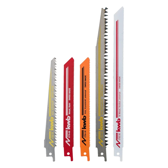Sierra Sable KWB 5760055 - Hojas para Madera y Metal