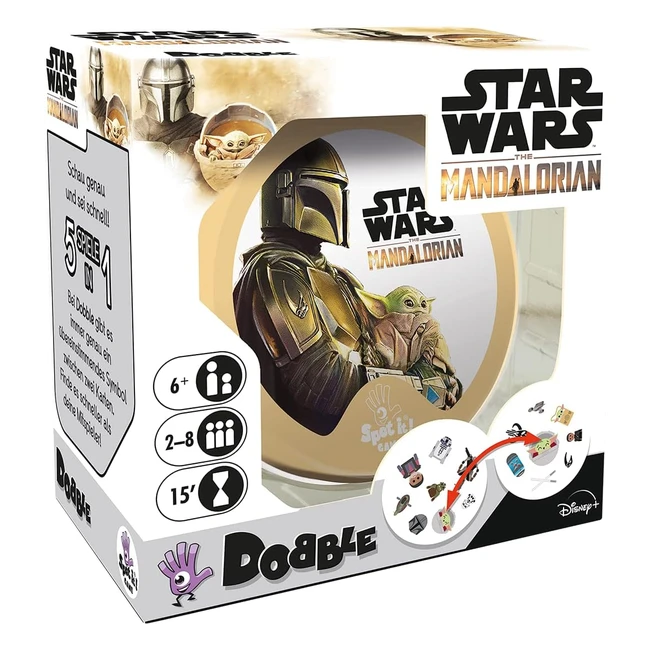 Dobble Star Wars The Mandalorian - Gioco di Carte Multicolore