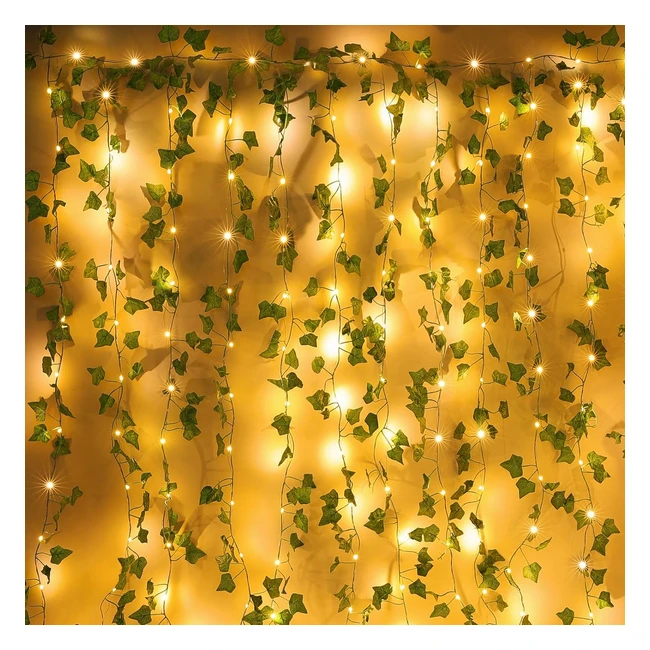 Cadena de Luces Solares 192 LED 12m x 15m | Brizlabs