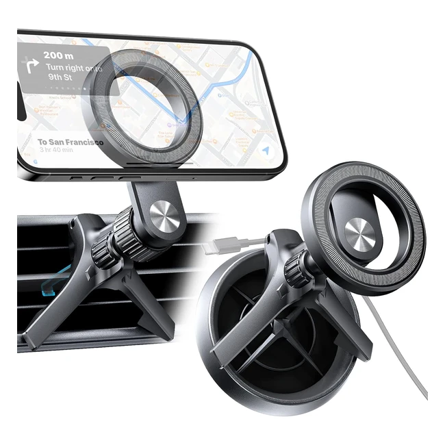 Supporto Auto Magnetico per iPhone 15141312 Pro Max - Compatibile con Magsafe - Apps2Car