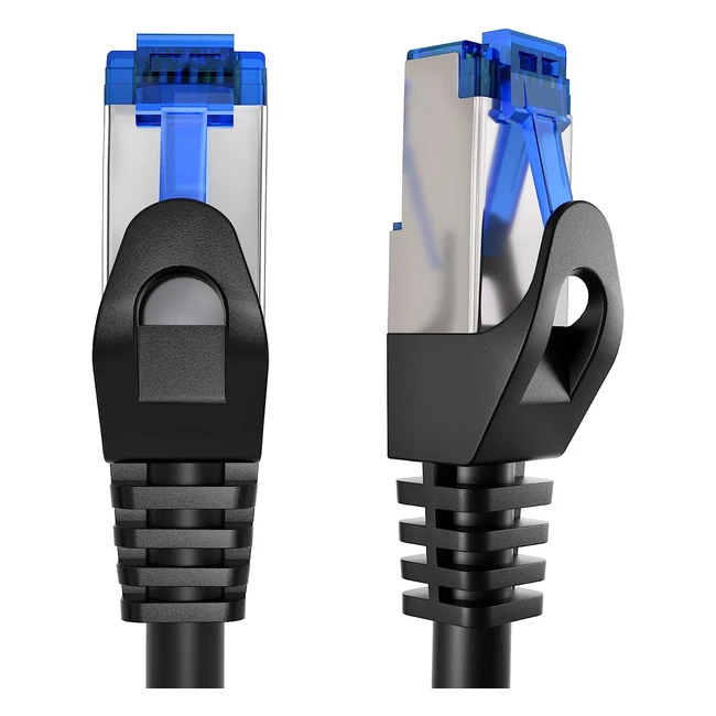KabelDirekt 75m Netzwerkkabel Ethernet LAN Patchkabel - Max Glasfaser-Geschwind
