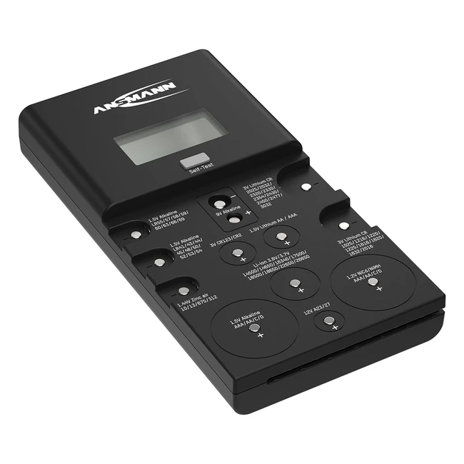 Ansmann Universal Energy Check LCD - Zuverlssiges professionelles Akku- und Ba